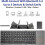 Slim Foldable Wireless Keyboard Compatible with Plum Might Plus with TOUCHPAD Mouse 25-26s 4