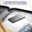 Slim Foldable Wireless Keyboard Compatible with Plum Might Plus with TOUCHPAD Mouse 25-26s 5