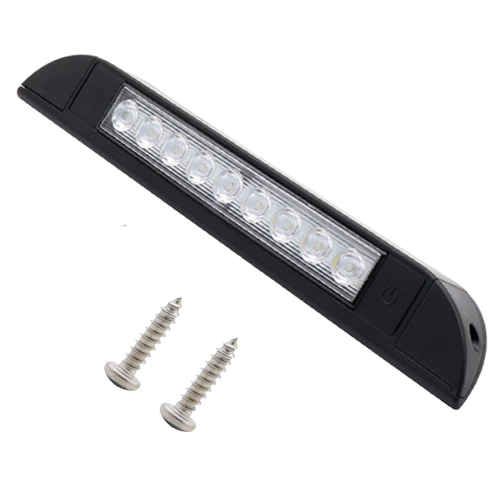 Car Interior Bar 12V Led Bar For Rv, Touch Control, 9 Leds, Compatible With Lorries Trailers Caravans Light/Black 9016109401076