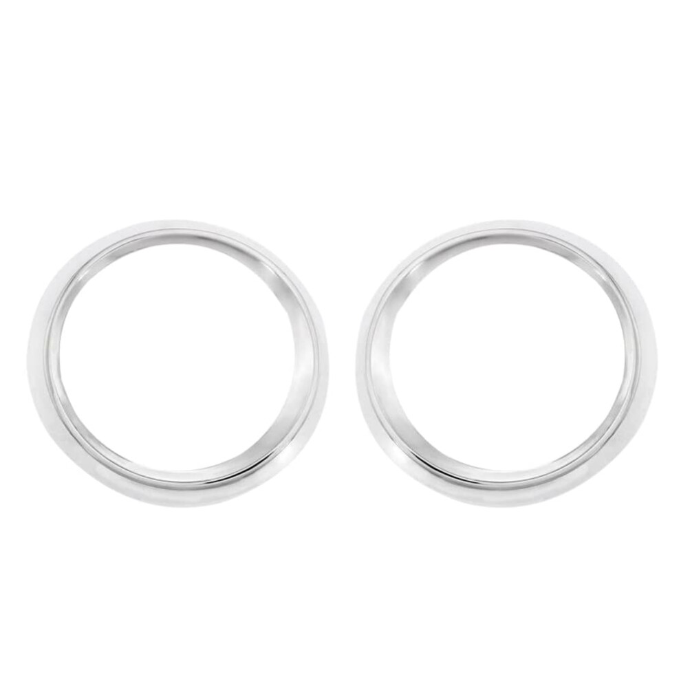 Pair Fog Lamp Bezel Cover For 2011-2017 Toyota Sienna Se, Chrome Rings, 52713-08020 52712-08020 Light 9016109401090