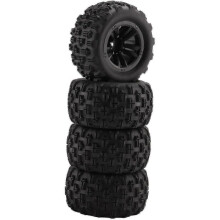 4pcs Tire Wheel Tyres for Mjx Hyper Go 16207 16208 16209 16210 H16 H16h H16e H16p 1/16 Rc Car Spare Parts 25-26s