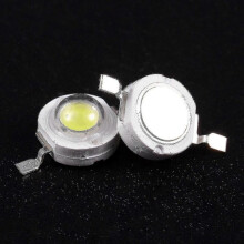2024 20 Pcs High Power 2 Pin 3w White Led Bead Emitters 170-190lm 6000k 25-26s