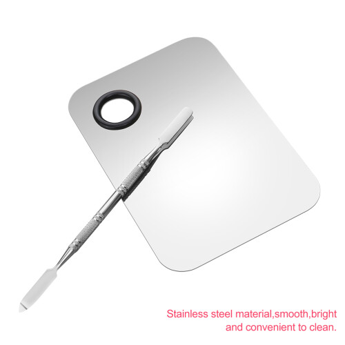 2 Sets Rvs Nagelkunst Oogschaduw Plankje Stick Set Voor Thuis 2