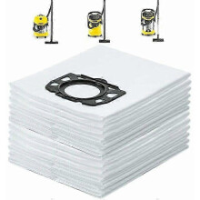 12 sacs d'aspirateur pour Karcher WD4 WD5 25-26s