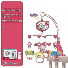 Newborn Crib Bell 0-1 Years Old Be Remotely Controlled Baby Toys Can Rotated Educational Bedside Rattle Car Pendant Hanging 25-26s