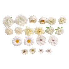 (White series) Wedding Decorative Flower Artificial Flower Arrangement for Wedding Reception Wedding Ceremony Engagement Decors Yellow system