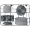 Hotpoint Hotpoint HP2FE10CS90SUK dishwasher Freestanding 10 place settings E 9