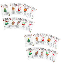 Christmas Series Holiday Cards Little Pocket Hug Gift-20pcs