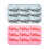 Moule en Silicone en forme de Crocodile, 9 unités,-Rose 5