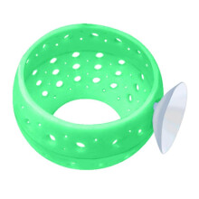 (Green) Fish Cave Ornaments Fish Tanks Artificial Aquariums Simulations Suction Cup Cave for Shrimp Fish Reptiles Shelter Pink