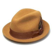 (Y) Adult Trilby Hat Comfortable French Style Ribbon Hat Band Hat Adult Festival Party Festival Formal Gathering Fedoras Hat Y
