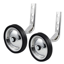 Adjustable Training Wheels For Boys And Girls Bikes, Heavy-Duty Metal Stabilizers, Fits Most 12-24-Inch Bicycles