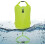 Swimming Pull Buoy High-Visibility EVA Foam Float Bag For Kayaking With Adjustable Strap Neon Yellow 5