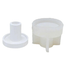 (medium round 2) Round Tealight Holder Molds Tealight Base Molds for Crafting Candle Holder Tealight Holder Gypsum Decorations