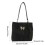 (Silver) Elegant Shoulder Bag Aesthetic Butterfly Pattern Versatile Solid Color PU Leather Underarm Bag Large Capacity Handbag  White 3