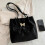 (Silver) Elegant Shoulder Bag Aesthetic Butterfly Pattern Versatile Solid Color PU Leather Underarm Bag Large Capacity Handbag  White 4
