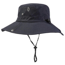 (Navy blue) Fisherman Hat Bucket Hat Waterproof Wide Brimmed Sun Hat Sunshade Summer Hat for Boy Girls Unisex Male Women Pink