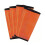 Botte anti-mouches en maille pour cheval, 4 pièces,-Orange 1