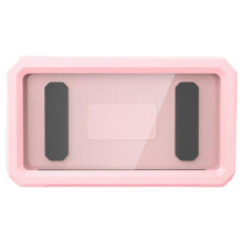 (Pink) Cellphone Stand Shower Phone Holder Screen Touch Case Retractable Wall Mount Stand Bath Phone Holder for 15 14 13 12 White
