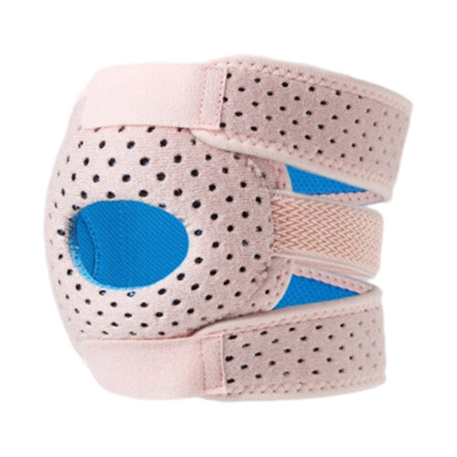 Genouillère antidérapante en tissu-couleur rose Code universel