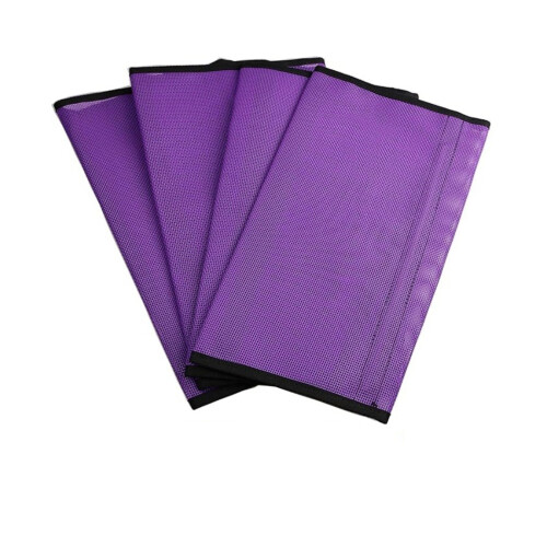Protège-jambes de cheval respirants, 4 pièces, couverture-Violet