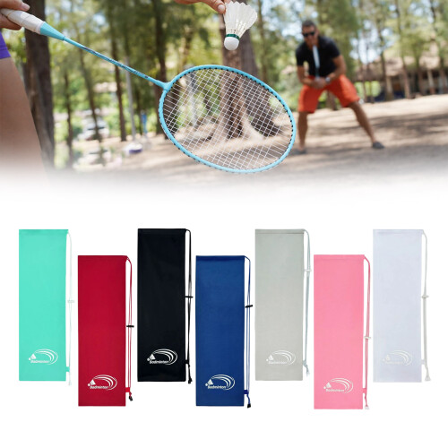 Caisse molle de raquette de badminton de velours de-Vert 2
