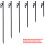 Piquets de Camping de Type lourd pour tentes, plage de-20cm 2