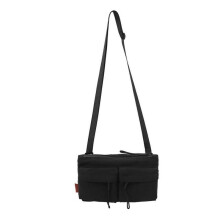 (Black) Trendy Korean Style Nylon Crossbody Bag For Women Large Capacity Shoulder Bags Sling Purse with Adjustable Strap Yellow