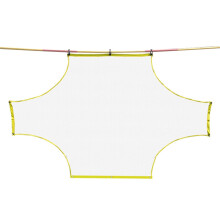 Soccer Goal Training Net Backyard Practice Net Portable Carry Bag Weatherproof Training Equipment For Kids And Adults