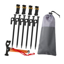 Long Tent Peg Aluminum Alloy Tent Stakes Firm Tent Hook-11