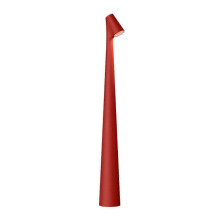 (Red) Elegant Slim Conical Stem Table Lamp Portable & Dimmable Led Sculpting Light Dec 25-26s