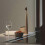 (Black) Elegant Slim Conical Stem Table Lamp Portable & Dimmable Led Sculpting Light Dec 25-26s 2