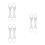 6 Stuks Siliconen Sproeten Make-up Tool Vrouwen Feest 6