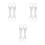 6 Stuks Siliconen Sproeten Make-up Tool Vrouwen Feest 8