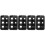 5Pcs Tempered Glass Camera Lens Protector Black Sparkly Camera Cover 11