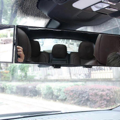 Auto Car Tri-Fold Interior Wide Angle Blind Spot Curved Surface Rearview Mirror Universal Auto Rear View Mirror Auto Accessories 25-26s 1