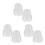6Pcs Transparent Multi-Function Buddha Mold for Garden Fruit Shaping 11