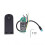 Bluetooth Digital Display Dashboard Face Cover Assembly for Ninebot MAX G30 Electric Scooter 25-26s 2