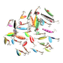 30 pièces Spinner appâts leurres de pêche appâts truites appâts