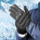 Gants thermiques coupe-vent pour le ski, cyclisme,-Noir A0093 2