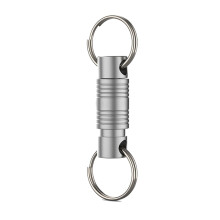 Porte-clés rotatif en alliage, conception à dégagement rapide,