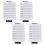4 Stuks Acryl Wimperverlenging Wimperhouder 5