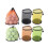 Étui de rangement pour balles de Golf, 4 pièces,-Orange 6