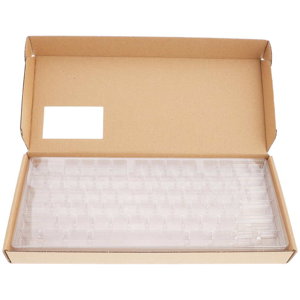 1 Sztuka Plastikowe 3-PięTrowe PudełKo Na Akcesoria I Klawisze-image