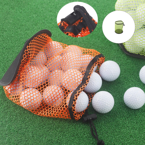 Étui de rangement pour balles de Golf, 4 pièces,-Orange 1