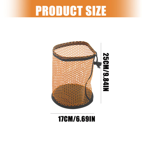 Étui de rangement pour balles de Golf, 4 pièces,-Orange 2