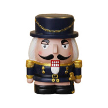 (23) Christmas Nutcrackers Resins Figure with Coin Storage Feature for Festives Decoration