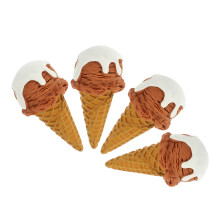4 Sztuki Realistyczne Wafelki z Dekoracja Cukierni