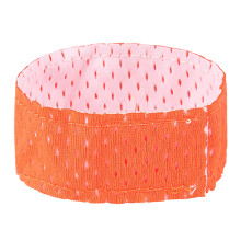 Arm Mouw Stabilisator Ademend Polyester Mesh Stof-Oranje en wit