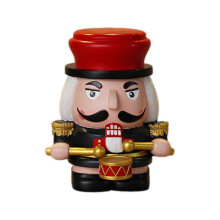 (A) Christmas Nutcrackers Resins Figure with Coin Storage Feature for Festives Decoration